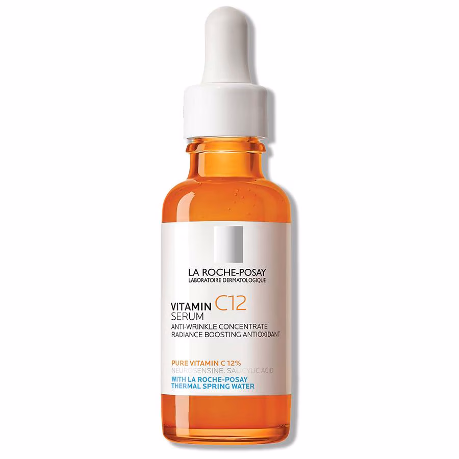 La Roche-Posay Pure Vitamin C Anti-Aging Serum, Face and Neck Serum for Wrinkles & Uneven Skin, 1.0 fl oz