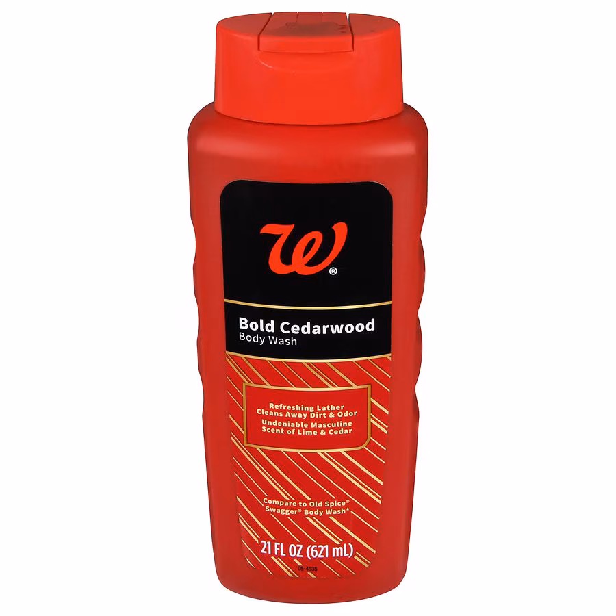 Walgreens Body Wash, Bold Cedarwood, 21.0 fl oz