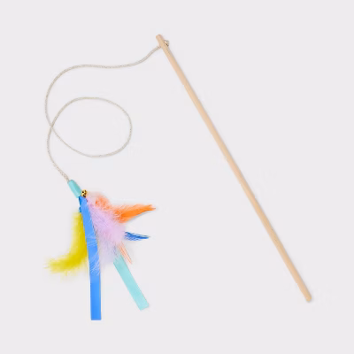 15.6" Feather Wand Cat Toy - Boots & Barkley™