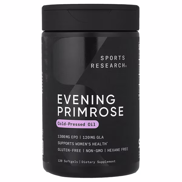 Sports Research, Evening Primrose, 120 Softgels