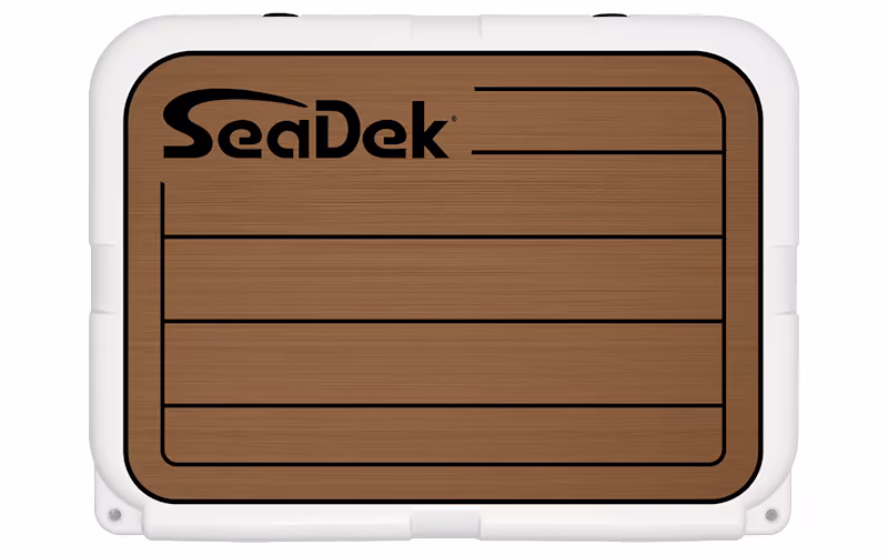 SeaDek Teak Cooler Pad for YETI Tundra 35