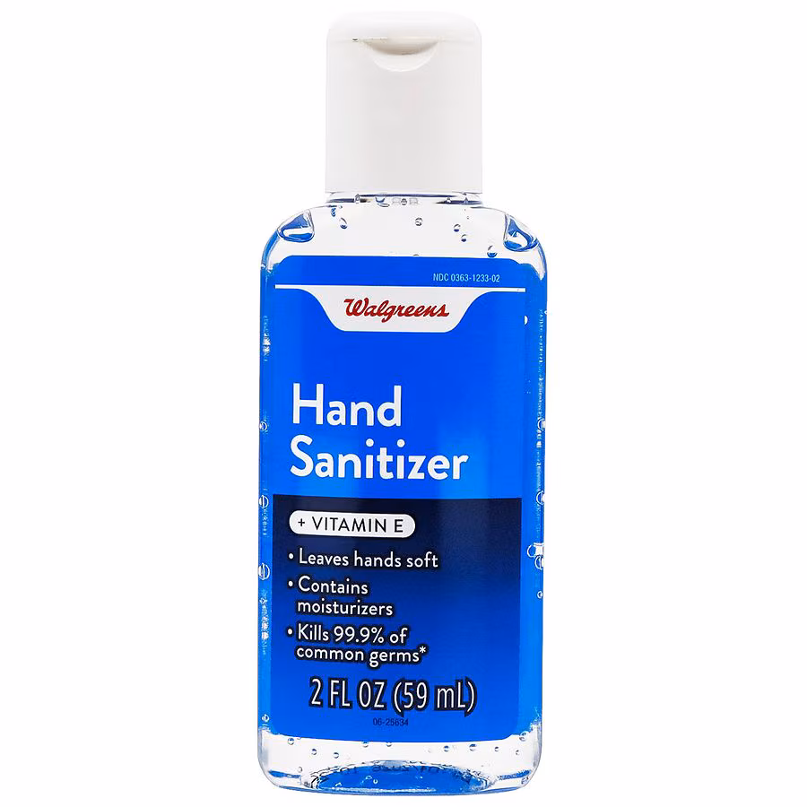 Walgreens Hand Sanitizer + Vitamin E, 2.0 fl oz