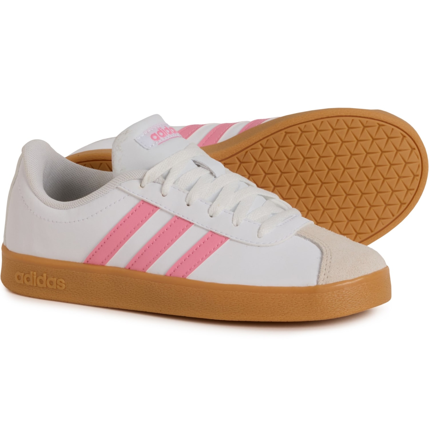 adidas Girls VL Court Base Sneakers - Leather