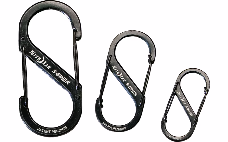 Nite Ize S-Biner Stainless Steel Double-Gated Carabiners 3-Pack