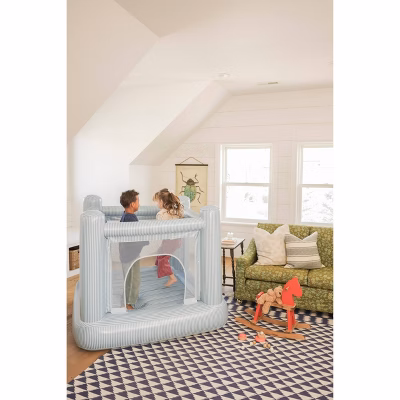 SMOL Mini Bounce House Blue Stripes