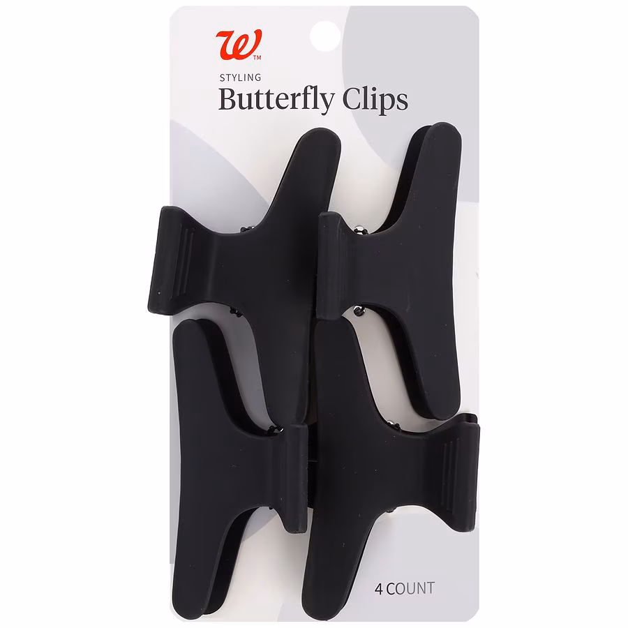 Walgreens Styling Butterfly Clips, 4.0 ea