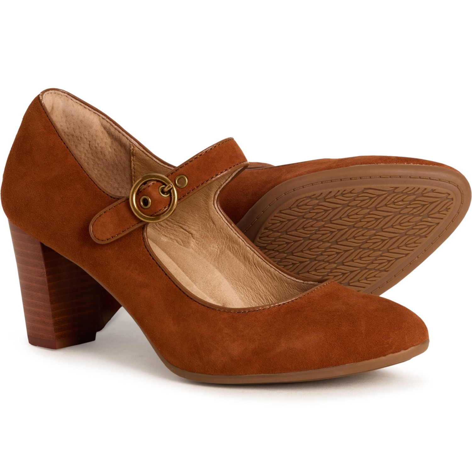 Sofft Petra Mary Jane Heels - Suede (For Women)
