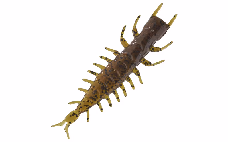 Bass Pro Shops XPS Hellgrammite - Green Pumpkin - 3''
