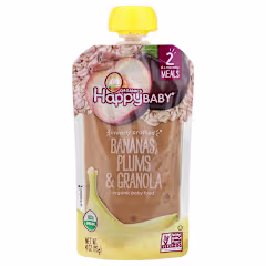 Happy Family Organics, Happy Baby, Organic Baby Food, 6+ Months, Mango & Coconut, 3.5 oz (99 g)