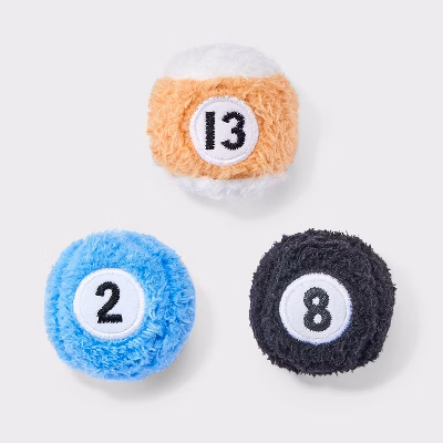 Novelty Fun 8 Ball Cat Toy - Boots & Barkley™ 3ct
