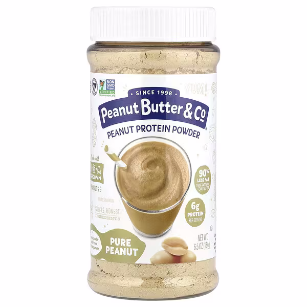 Peanut Butter & Co., Peanut Protein Powder, Pure Peanut, 6.5 oz (184 g)
