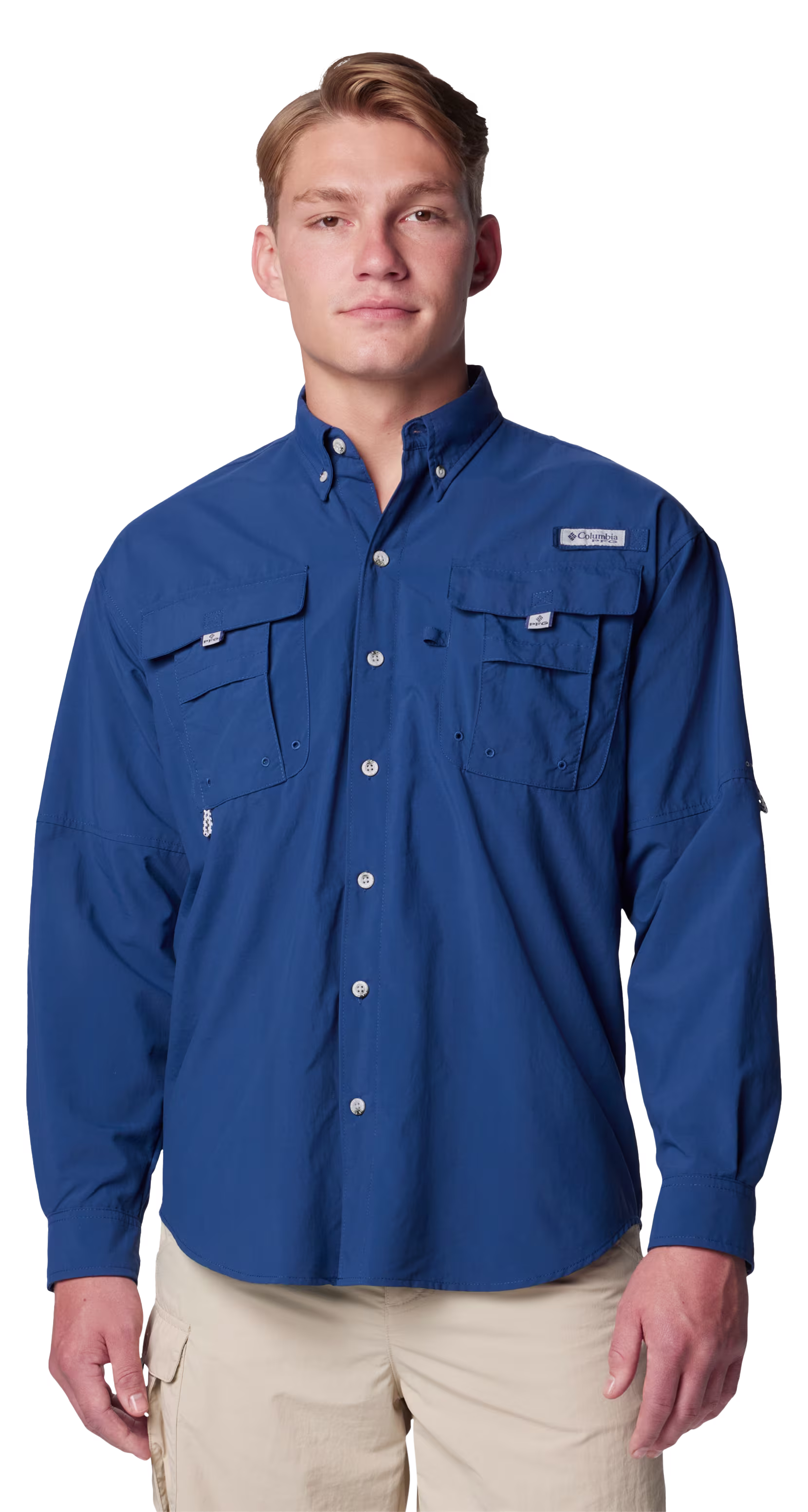 Columbia PFG Bahama II Long-Sleeve Button-Down Fishing Shirt