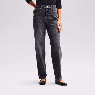 Women's High-Rise Vintage Straight Jeans - Universal Thread™