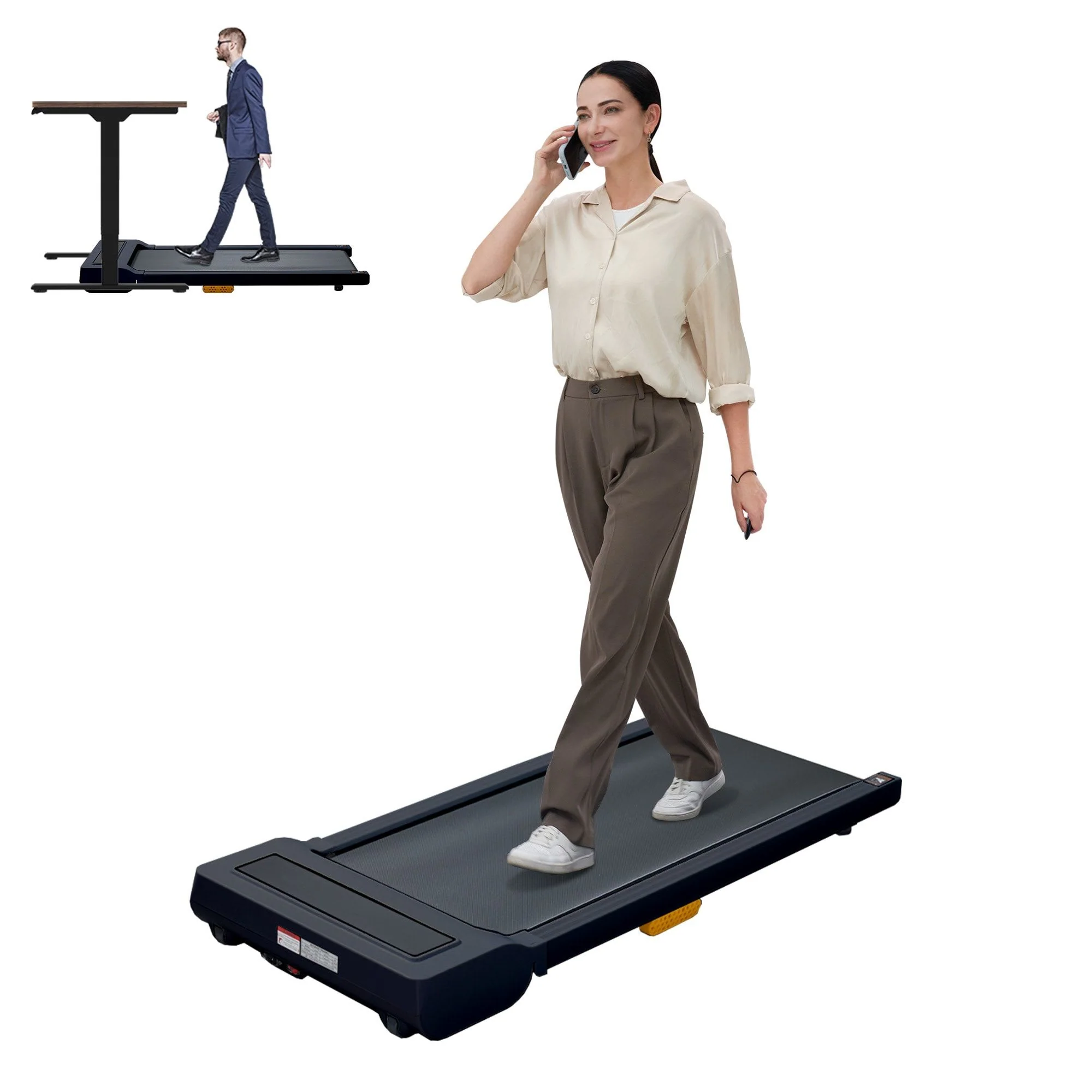 4 Supply High-Efficiency Brushless Motor Treadmill With Led Display And Countdown Modes, Compact Design, Supports 275Lbs Capacity, Ideal For Home Fitness
