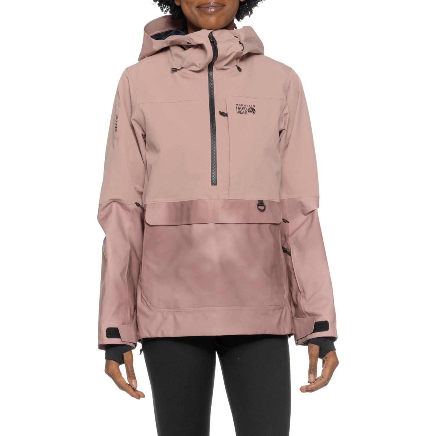 Mountain Hardwear Powder Maven Anorak Ski Jacket - Waterproof, RECCO®., Zip Neck