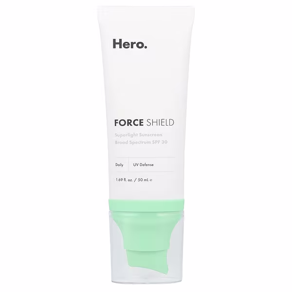 Hero Cosmetics, Force Shield, Superlight Sunscreen, SPF 30, 1.69 fl oz (50 ml)