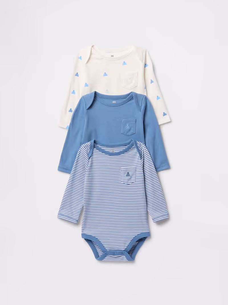 Baby First Favorites Organic Cotton Bodysuit (3-Pack)