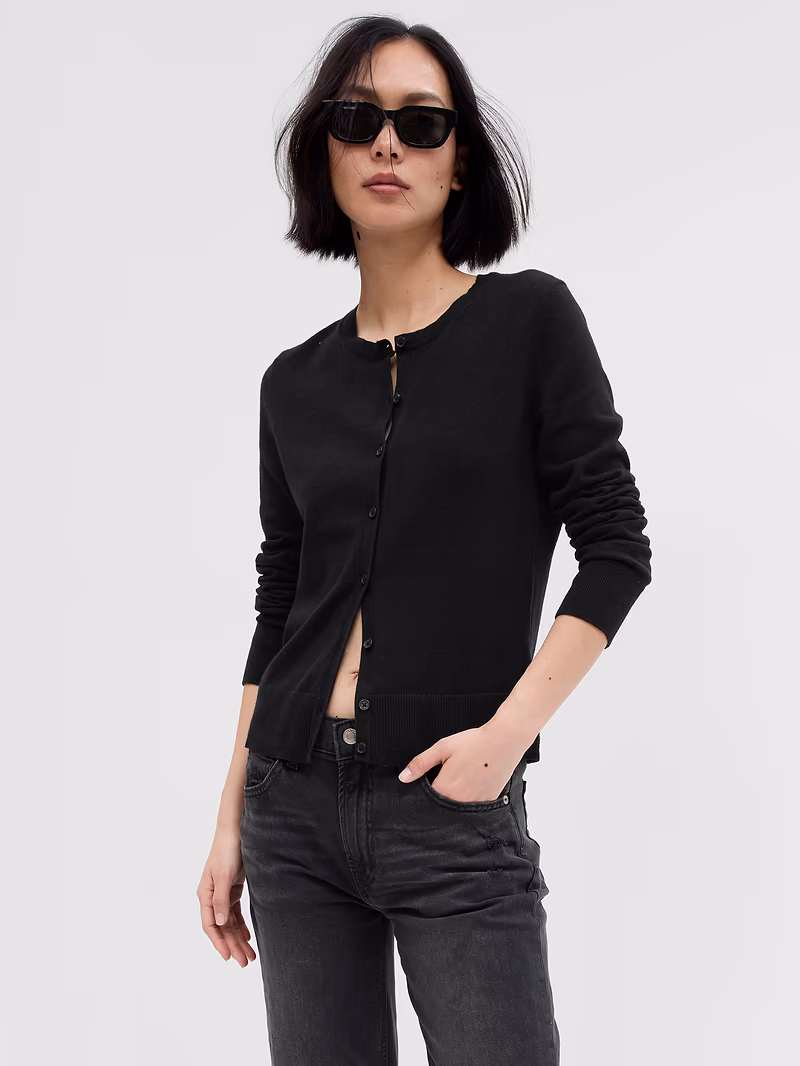 Crewneck Cardigan