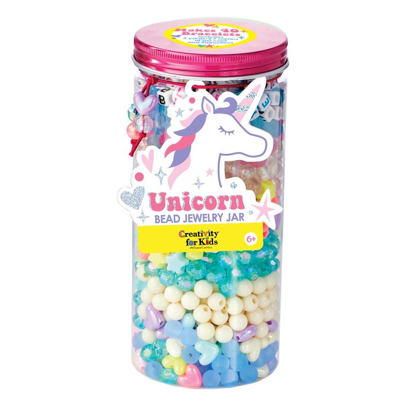 Unicorn - Creativity for Kids Bead Jewelry Jar