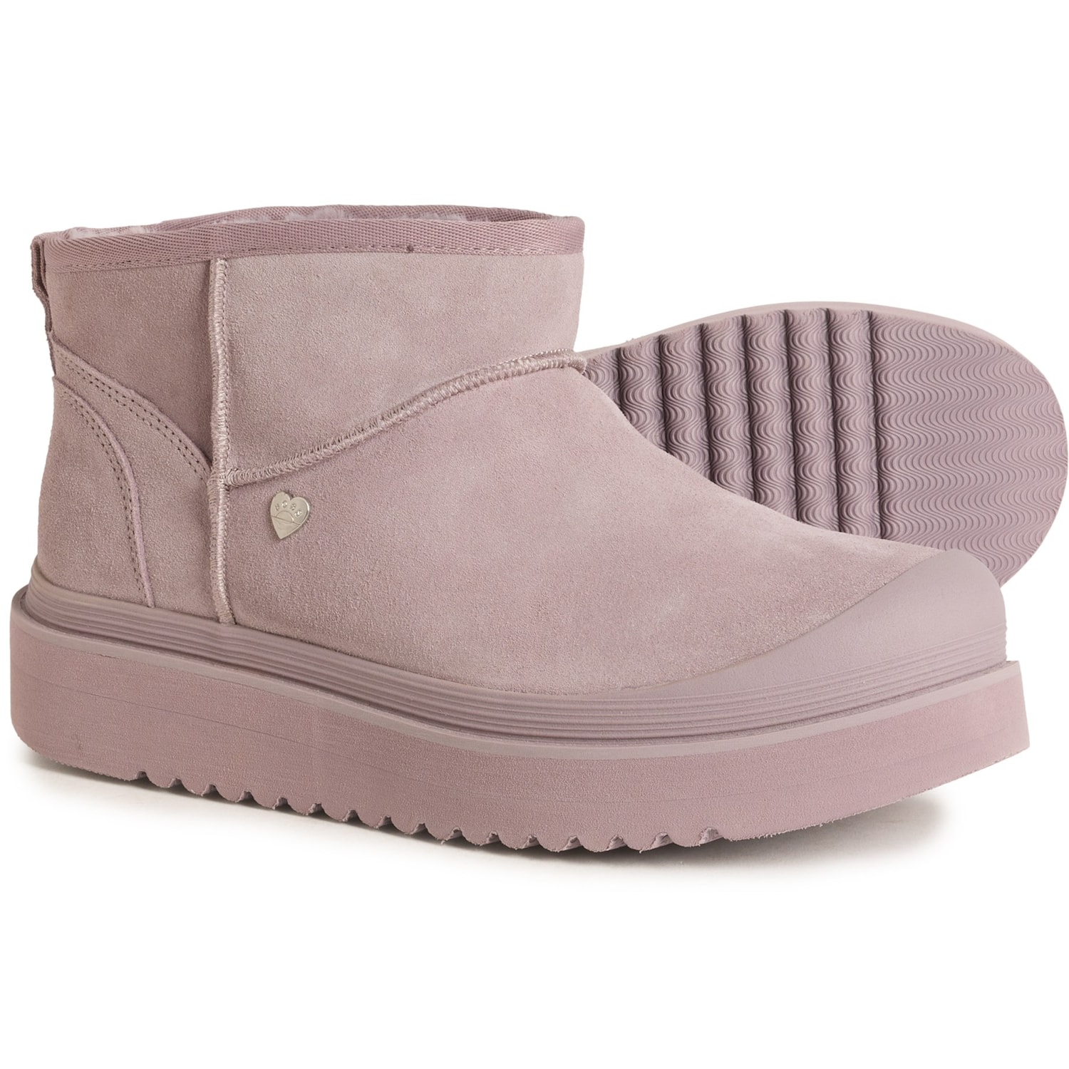Skechers Bobs Dakota-Snug Stomper Booties - Suede (For Women)