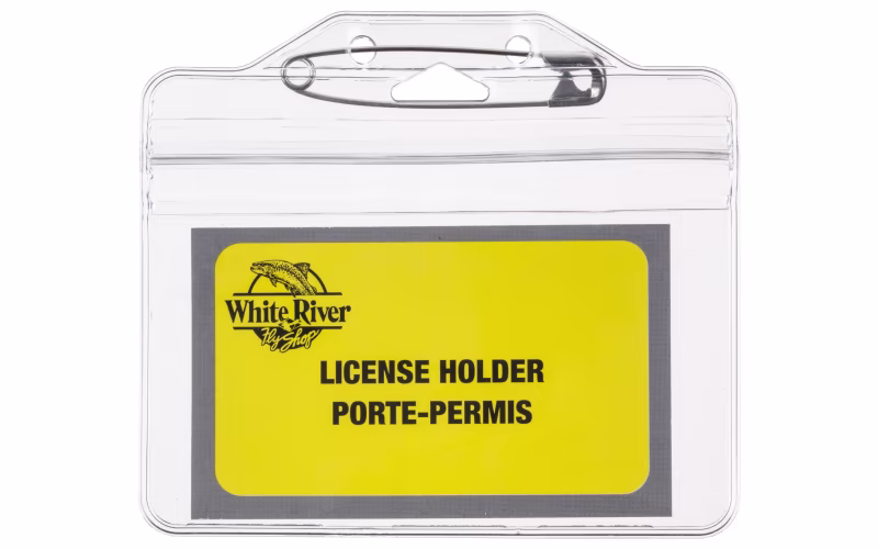 White River Fly Shop Fishing License Holder