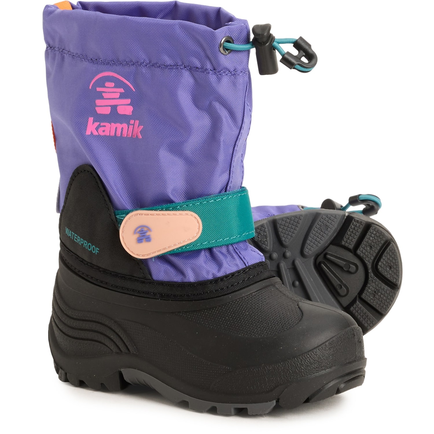 Kamik Little Boys and Girls Waterbug 5 Pac Boots - Waterproof, Insulated