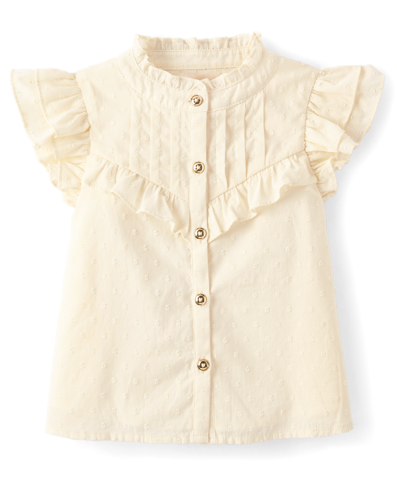 Girls Leopard Scalloped Corduroy Jumper - The Leopard Edit