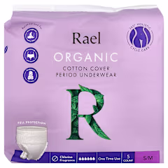 Rael Organic Cotton Cover Pads, Regular, 16 Count
