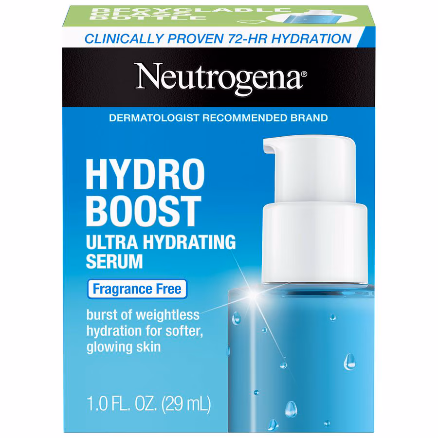 Neutrogena Hydro Boost Ultra Hydrating Serum Fragrance-Free, 1.0 fl oz