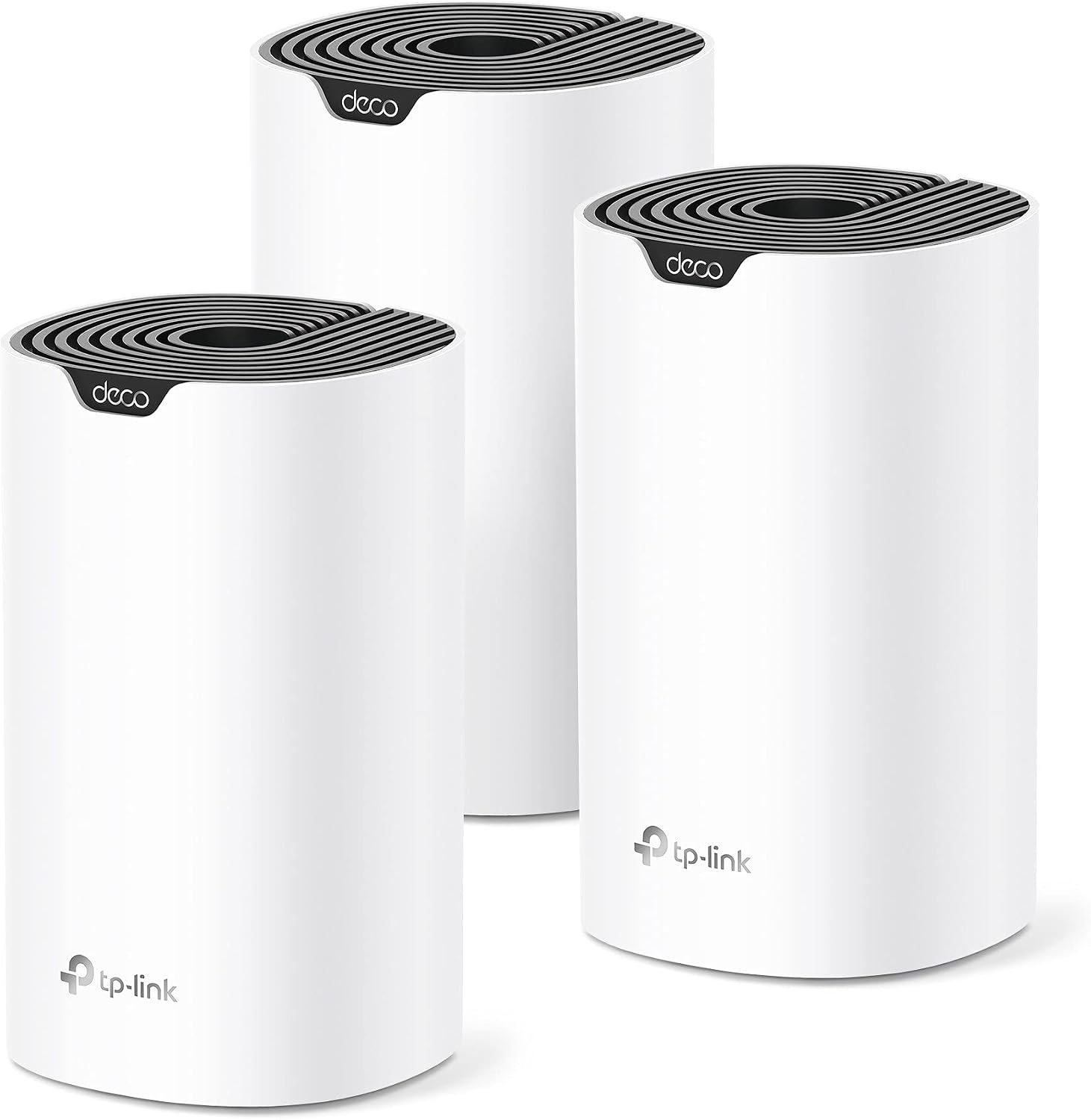 TP-Link Deco S4 Mesh AC1900 WiFi System, Deco S4(3-Pack) | Up to 5,500 Sq.ft. Coverage, Replaces WiFi Router and Extender, Gigabit Ports, Works with Alexa