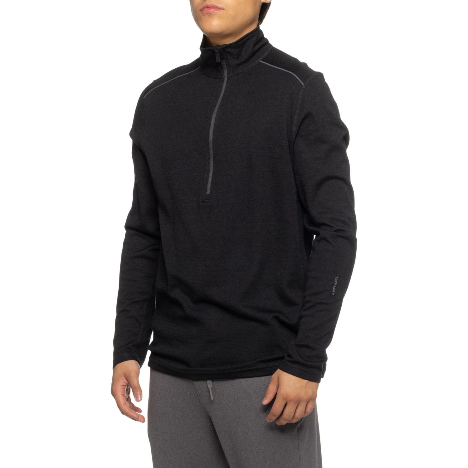 Terramar 2.0 Ultra Base Layer Top - UPF 50+, Merino Wool, Zip Neck, Long Sleeve
