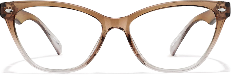 Brown Cat-Eye Glasses #283615
