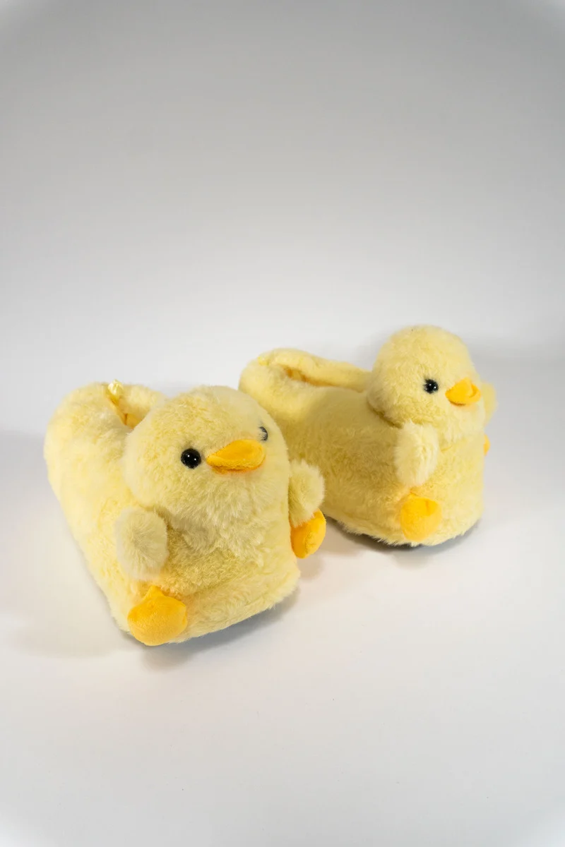 Chick Plush Slippers