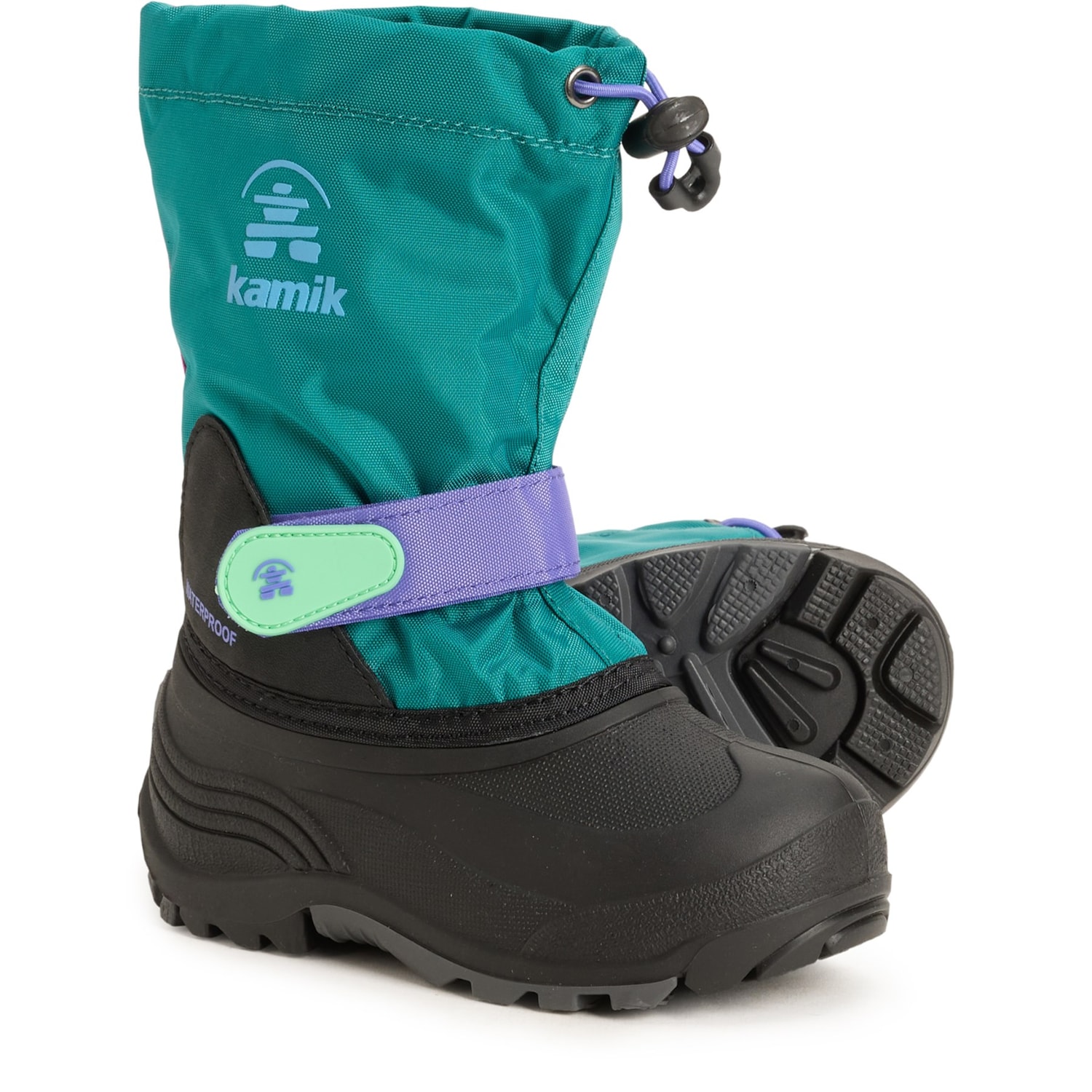 Kamik Little Boys and Girls Waterbug 5 Pac Boots - Waterproof, Insulated