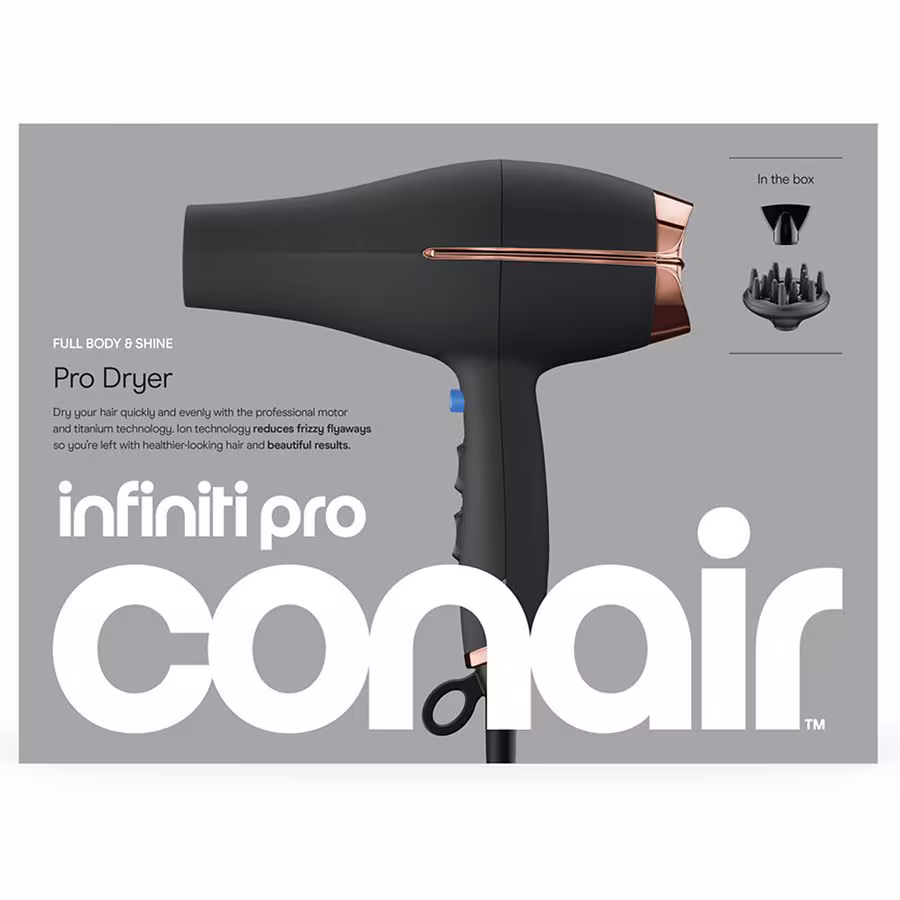 Infiniti Pro by Conair Full Body & Shine Pro Hair Dryer, 1.0 ea