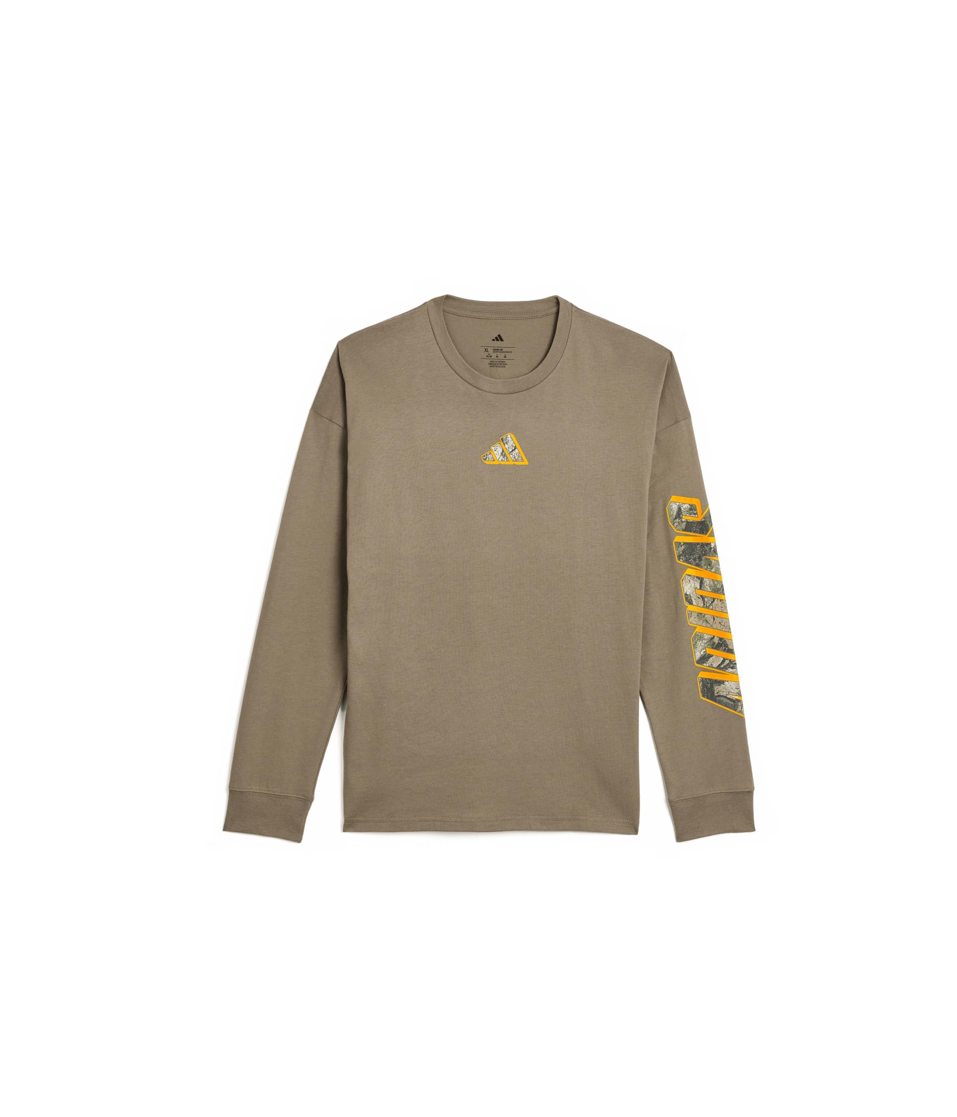 adidas Kids Long Sleeve Rock Camo Lineage Tee (Big Kid)