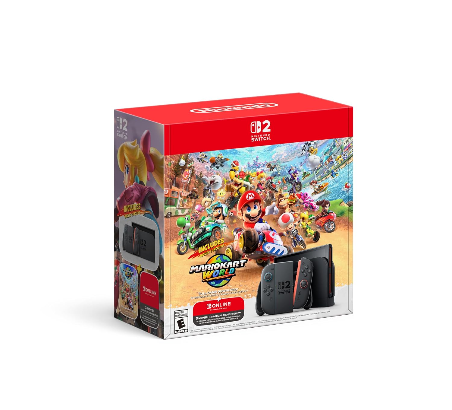 Nintendo Switch 2 + Mario Kart World Bundle (includes 3-month NSO Individual Membership)