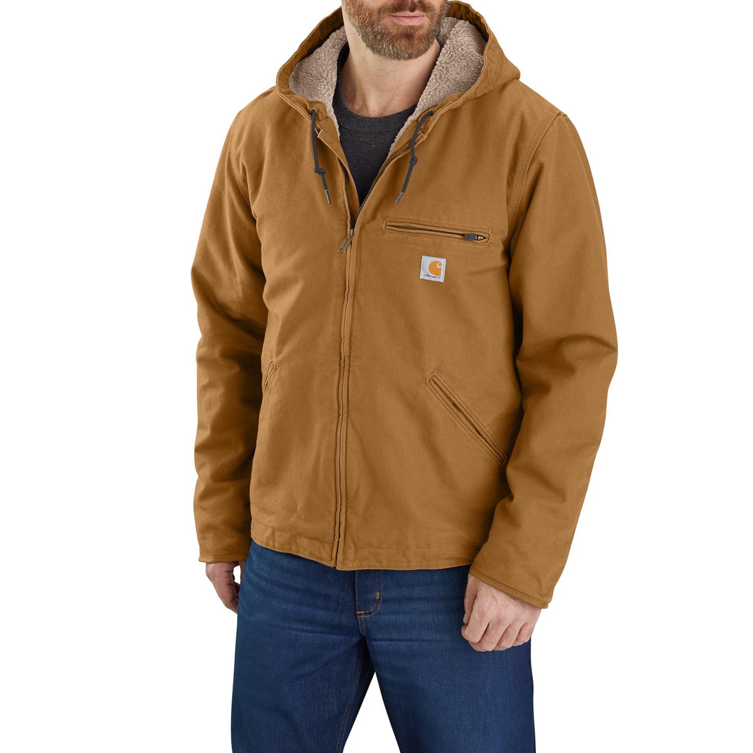 Carhartt 104392 Washed Duck Sherpa-Lined Jacket - Factory Seconds