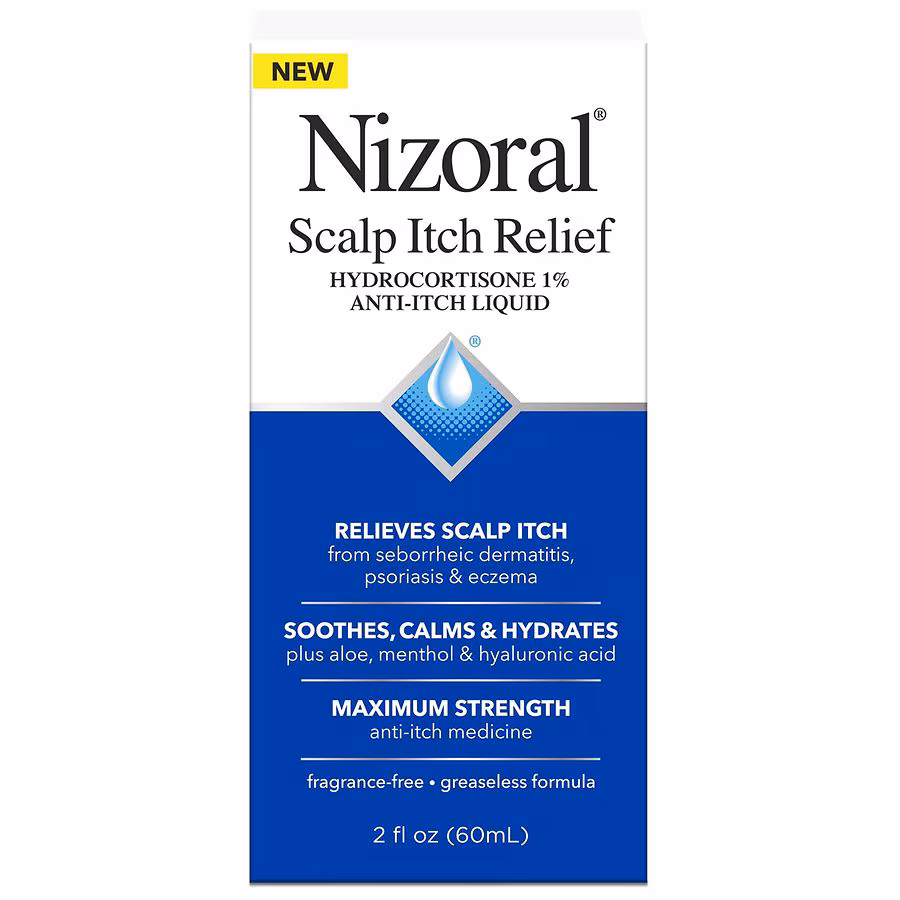 Nizoral Scalp Itch Relief Fragrance Free, 2.0 fl oz