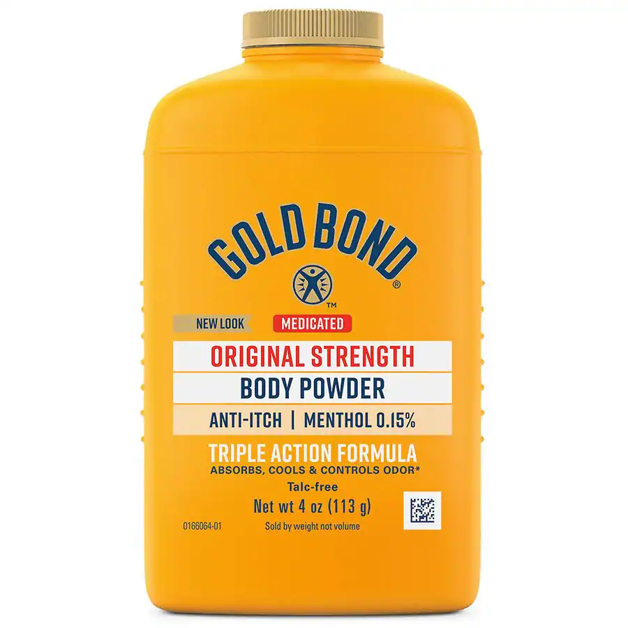 Gold Bond Medicated Original Strength Body Powder, Talc-Free, 4.0 oz