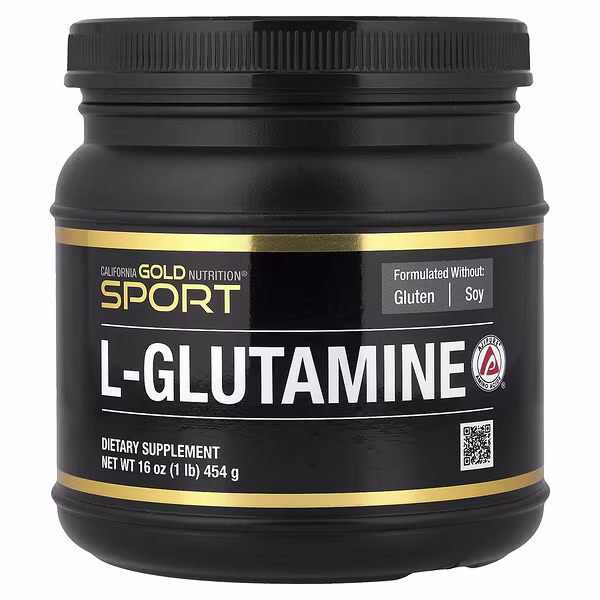 California Gold Nutrition, Sport, L-Glutamine Powder, AjiPure®, Gluten Free, 1 lb (454 g)