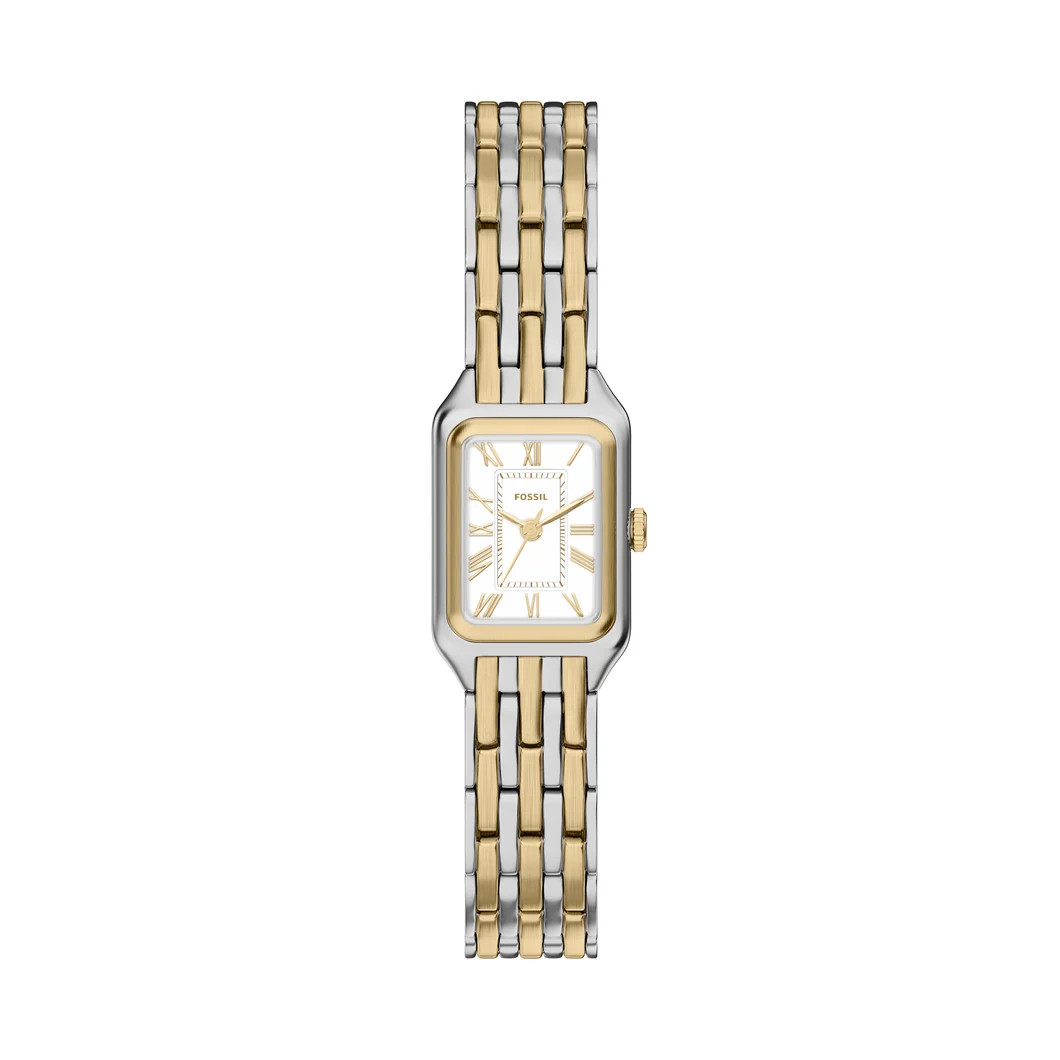 Raquel Mini 18mm Three-Hand Two-Tone Stainless Steel Watch