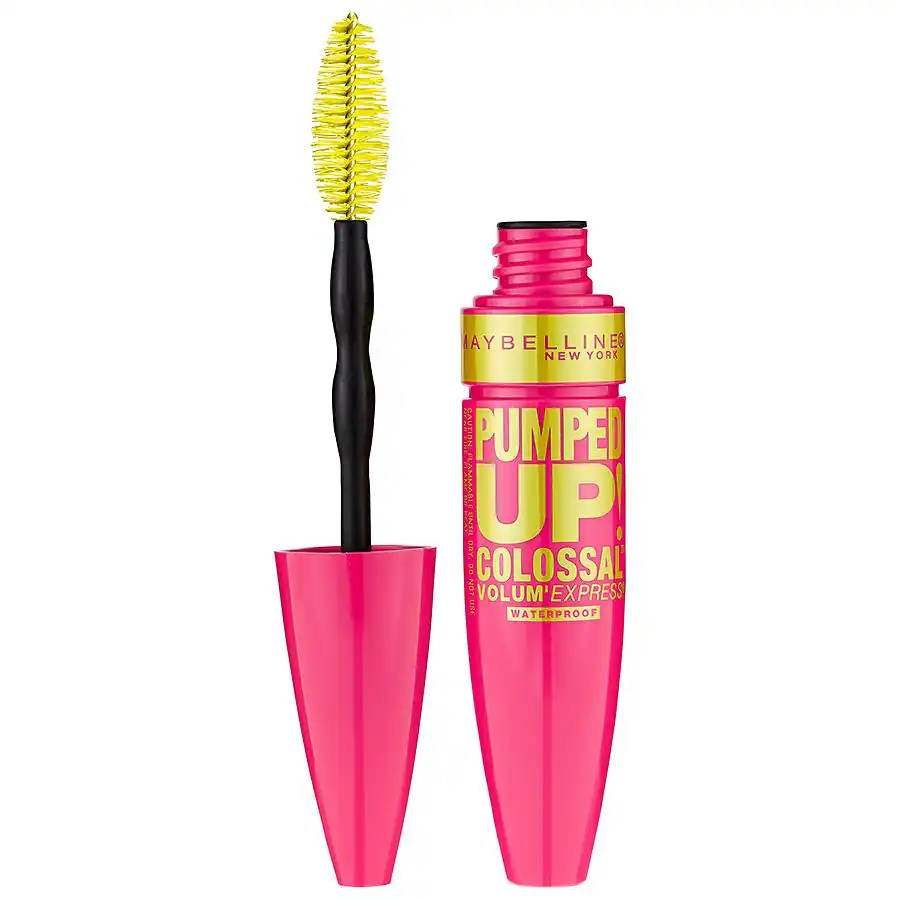 Maybelline Volum' Express Pumped Up! Colossal Waterproof Mascara, Classic Black