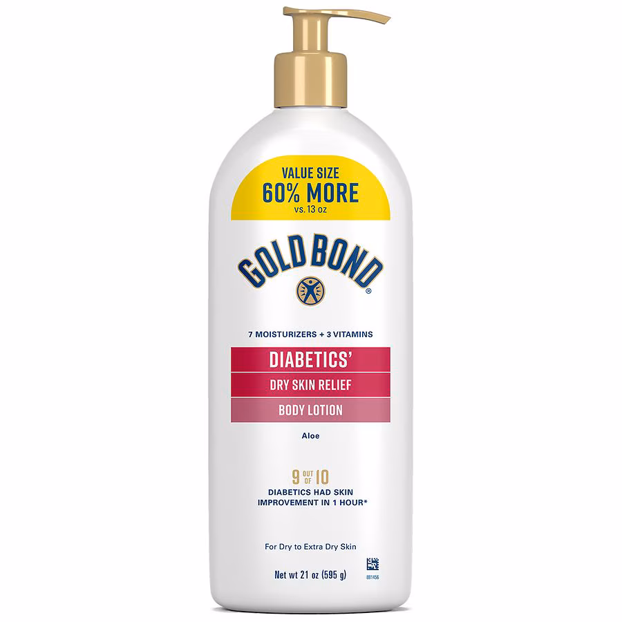 Gold Bond Diabetics' Dry Skin Relief Body Lotion With Aloe, 21.0 oz