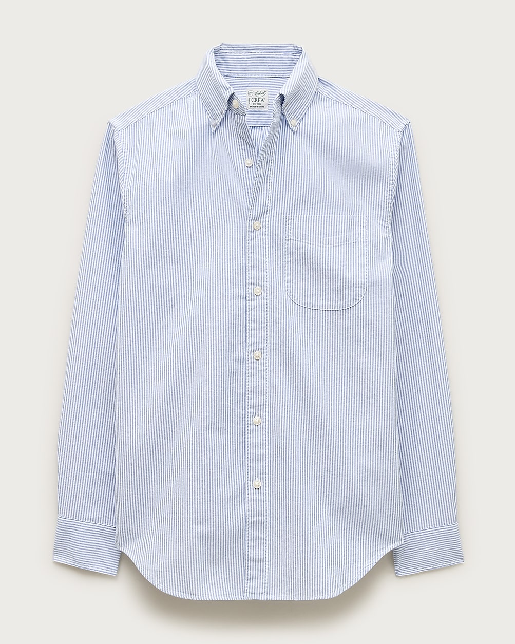 Broken-in organic cotton oxford shirt