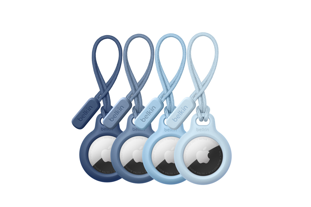 Belkin Secure Holder with Strap for AirTag (4 Pack)