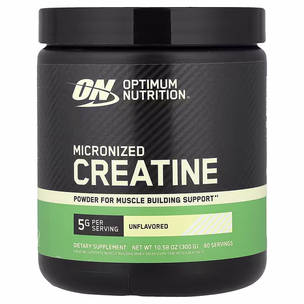 Optimum Nutrition, Micronized Creatine Powder, Unflavored, 10.58 oz (300 g)