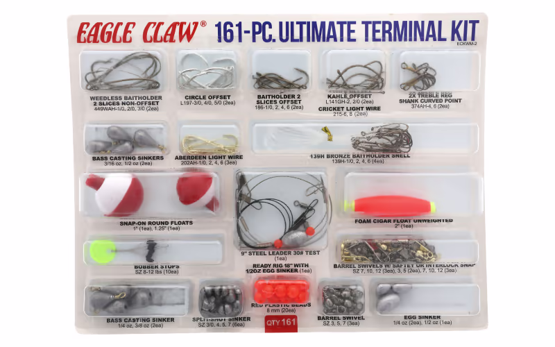 Eagle Claw 161-Piece Ultimate Terminal Kit