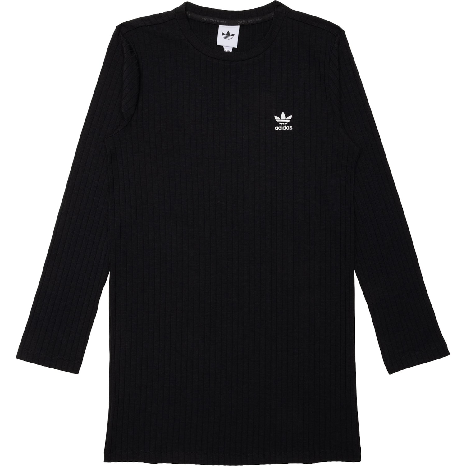 adidas Big Girls Wide Rib Dress - Long Sleeve