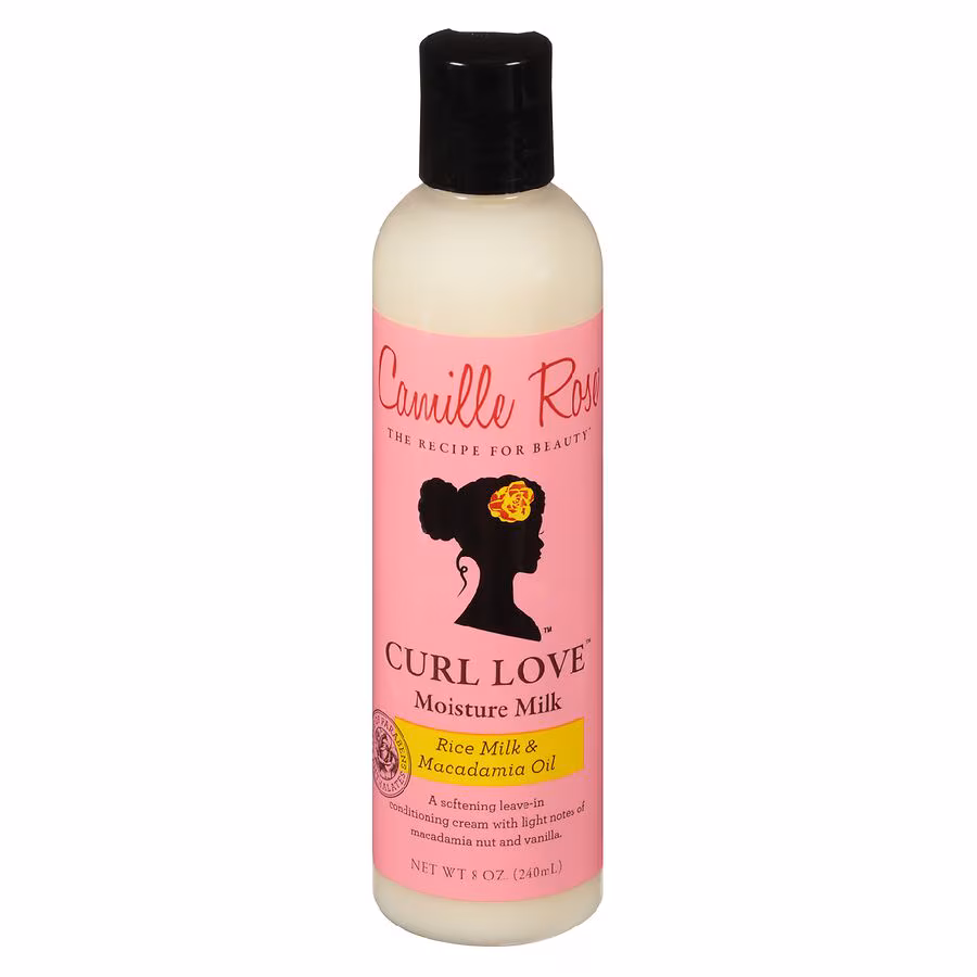 Camille Rose Naturals Curl Love Moisture Milk Rice Milk & Macadamia Oil, 8.0 oz
